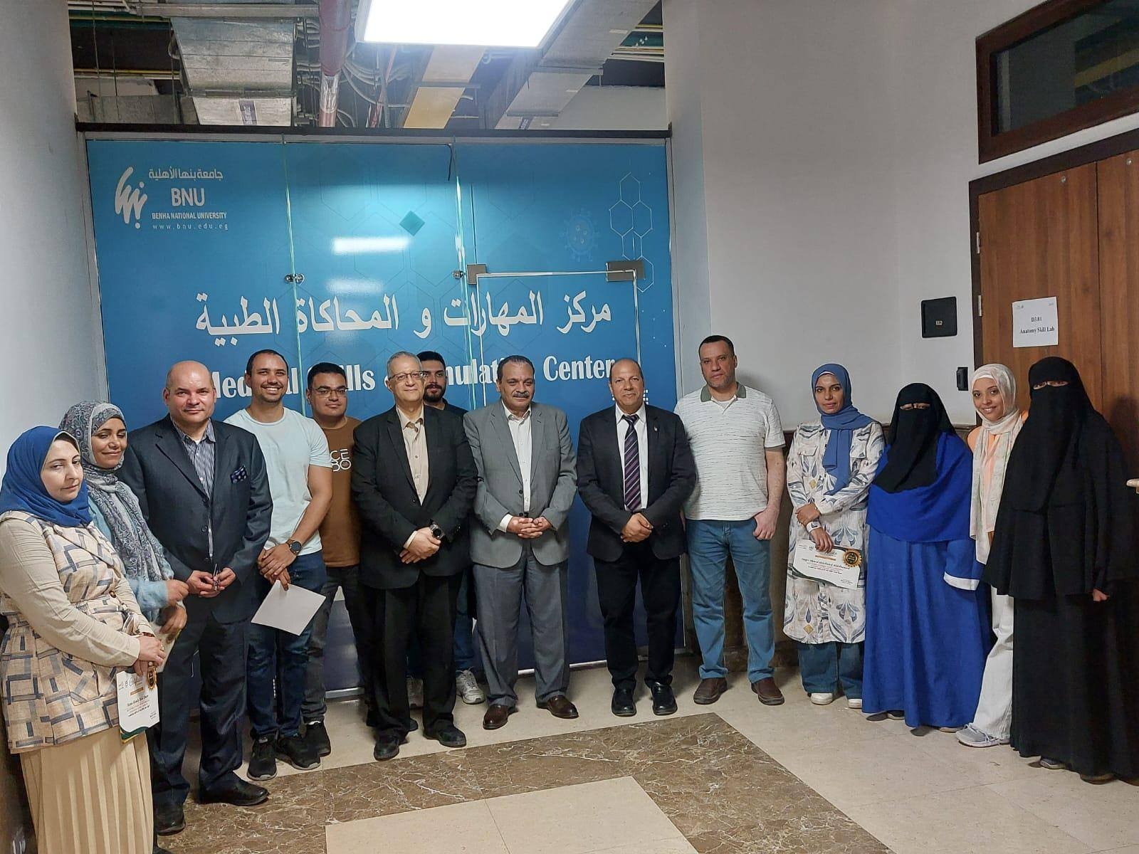 جامعة بنها الأهلية تنظم ورشة عمل عن الموجات فوق الصوتية للجهاز الحركي