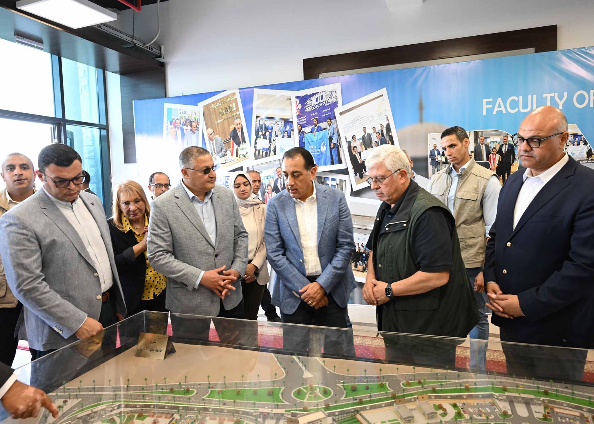 The Prime Minister inspected Benha National University in Al-Obour City